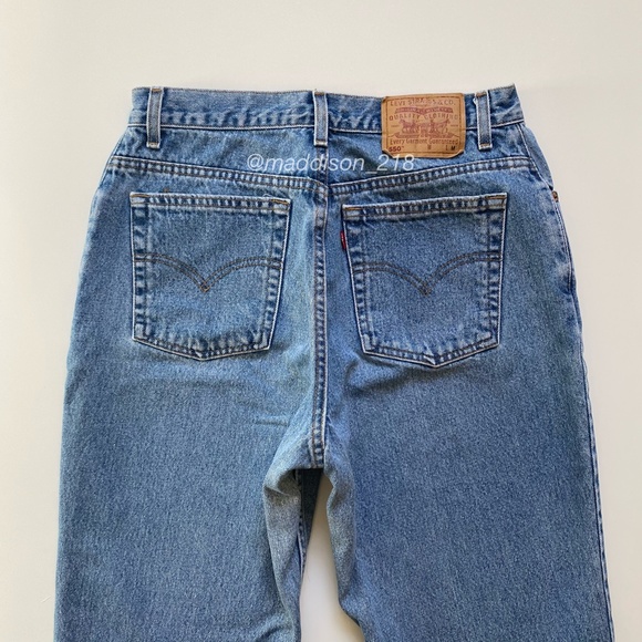 Levis Vintage 550 High Rise Straight Leg Dad Jeans 31” waist - Picture 8 of 15